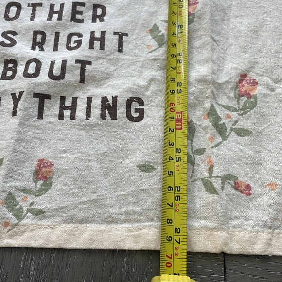 Primitives by Kathy , Funny  captioned Large Dish towel . - Picture 5 of 8